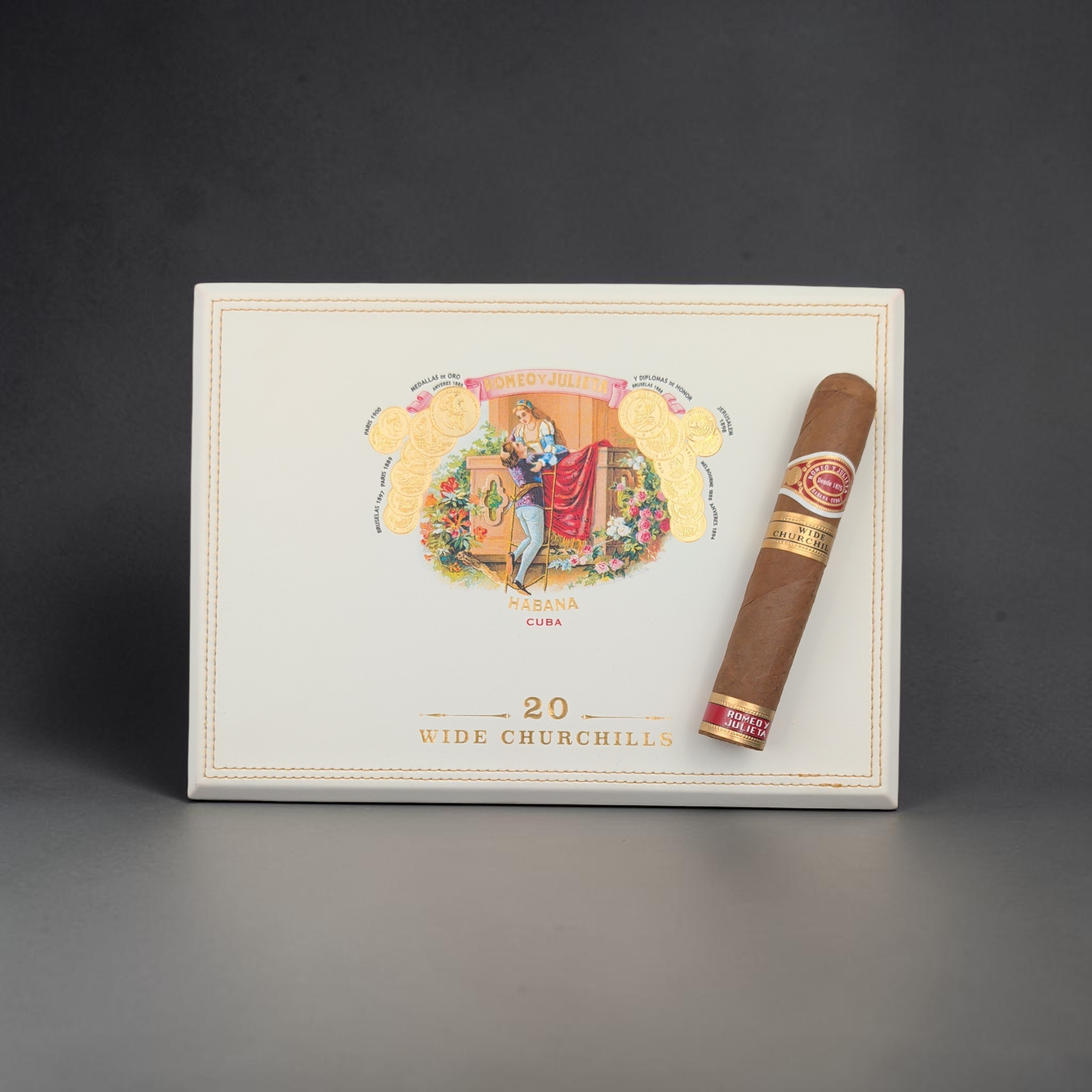 Romeo y Julieta Wide Churchill Travel Humidor